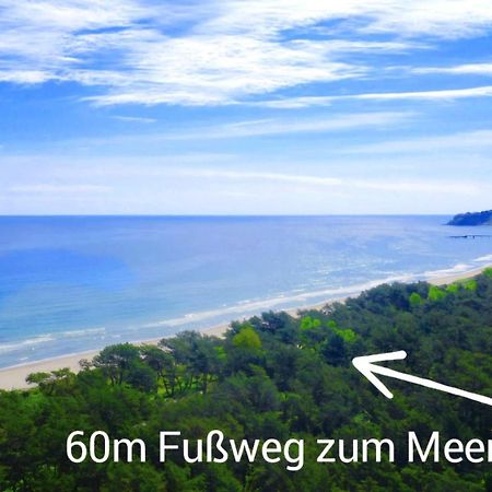 Strandhaus Ruegen - Meerblick, Sauna, Kamin & Whirlpool Baabe Exteriér fotografie