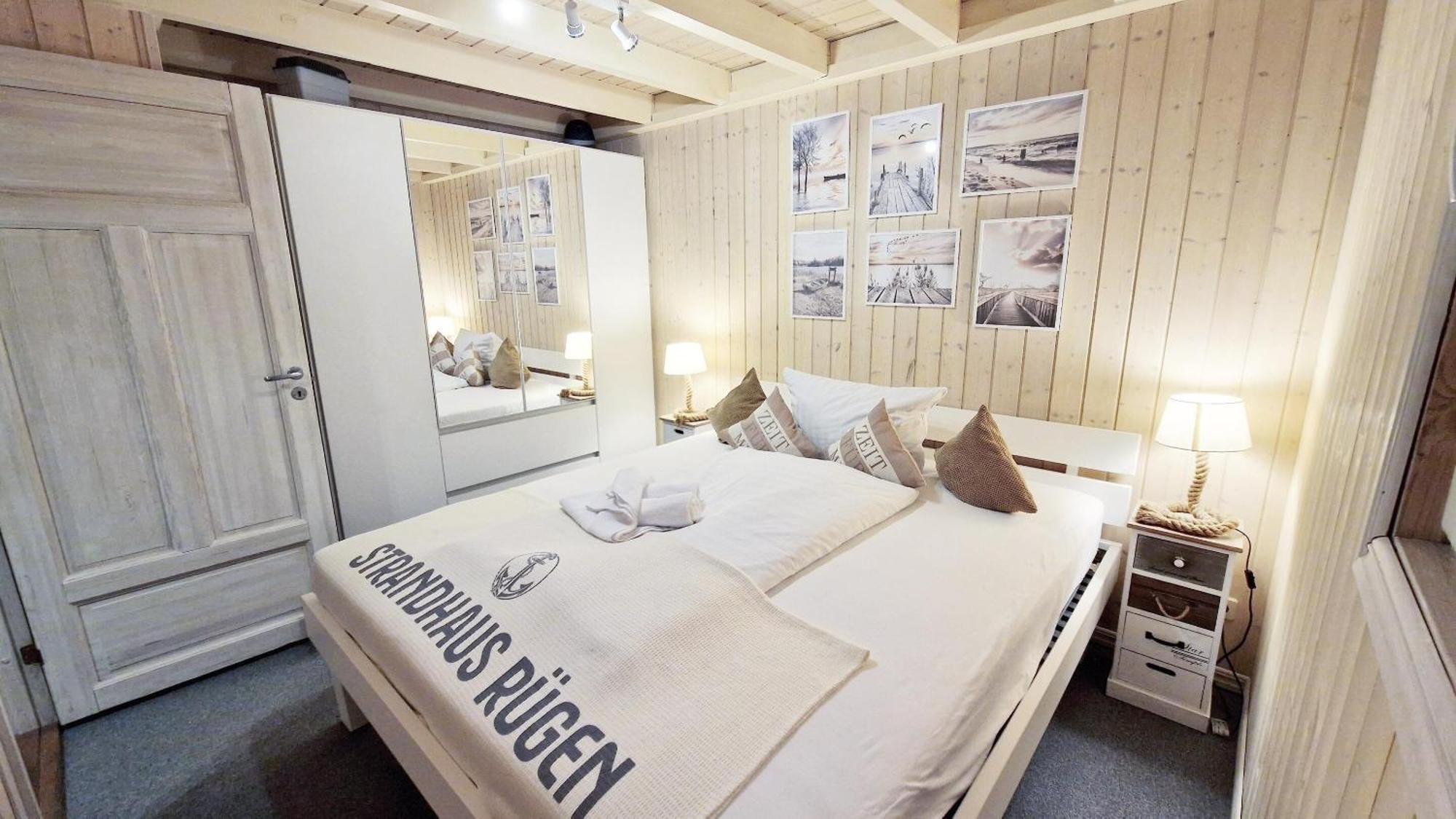 Strandhaus Ruegen - Meerblick, Sauna, Kamin & Whirlpool Baabe Exteriér fotografie